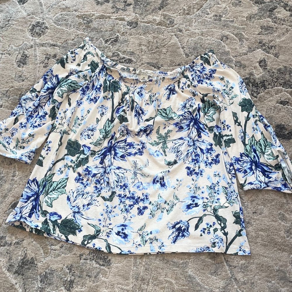 Lucky Brand Off the Shoulder Blouse